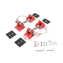 For 2018+ Jeep Wrangler JL &Gladiator JT Stainless Steel Locking Hood Latch Catch Cover Kit with Lock RT-TCZ