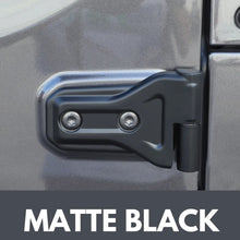 For 2018+ Jeep Wrangler JLU 4Door 24PCS Exterior Trim Kits Door & Hood Hinge Covers RT-TCZ