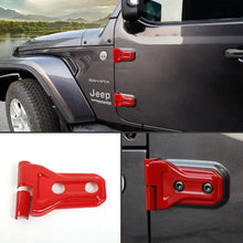 For 2018+ Jeep Wrangler JLU 4Door 24PCS Exterior Trim Kits Door & Hood Hinge Covers RT-TCZ