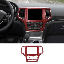 For 2019-2021 Jeep Grand Cherokee Interior Central Navigation Panel, Center Control GPS Cover Trim RT-TCZ