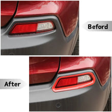 For 2019+ Jeep Cherokee Rear Fog Light Lamp Trim Bezel Decor RT-TCZ