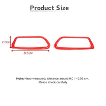 For 2019+ Jeep Cherokee Rear Fog Light Lamp Trim Bezel Decor RT-TCZ