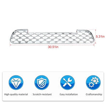 For 2019+ Jeep Renegade Front Bumper Grille Mesh Insect Net Decor Cover Trim Chrome RT-TCZ