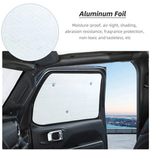 For 2020+ Jeep Gladiator JT 6PCS Front Windshield Sunshade & Side Window Heat Insulation Visor Set RT-TCZ