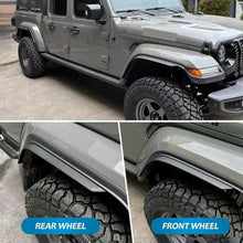 For 2020+ Jeep Gladiator JT Front & Rear Fender Flares Extensions RT-TCZ