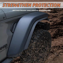 For 2020+ Jeep Gladiator JT Front & Rear Fender Flares Extensions RT-TCZ