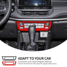 For 2021+ Jeep Compass Interior Air Conditioning Control Panel Cover RT-TCZ