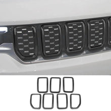 For 2021+ Jeep Grand Cherokee L 7 x Front Grille Grill Insert Ring Cover Trim RT-TCZ