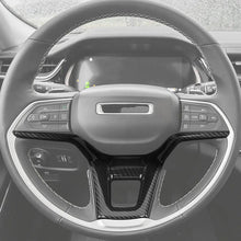 For 2021+ Jeep Grand Cherokee Steering Wheel Trim Decorative Cover – Carbon Fiber Style RT-TCZ