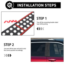 For 2021+ Jeep Grand Cherokee Window Middle Pillar Posts Sticker Trim RT-TCZ