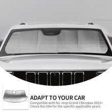 For 2022+ Jeep Grand Cherokee L Front Windshield Visor Sun Shade UV Blocking Insulate RT-TCZ