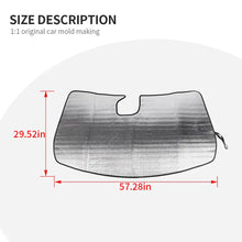 For 2022+ Jeep Grand Cherokee L Front Windshield Visor Sun Shade UV Blocking Insulate RT-TCZ