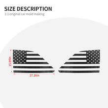 For 2022+ Jeep Grand Cherokee L Rear Window Decals Sticker Trim US Flag RT-TCZ