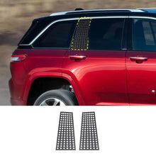 For 2022+ Jeep Grand Cherokee L Rear Window Triangle Glass Decor Cover RT-TCZ