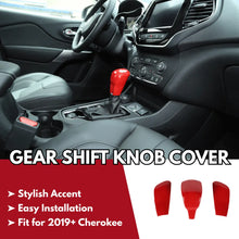 For Jeep 2019+ Cherokee/ 2018+ Grand Commander/Commander Gear Shift Knob Handle Trim Cover RT-TCZ