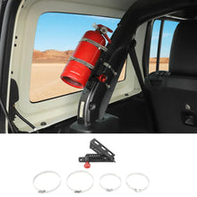 For Jeep Wrangler CJ YJ TJ JK JL Quick Release Fire Extinguisher Mount - Aluminum Adjustable UTV Roll Bar Fire Extinguisher Holder Mounting Bracket RT-TCZ
