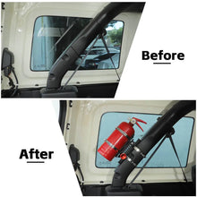 For Jeep Wrangler CJ YJ TJ JK JL Quick Release Fire Extinguisher Mount - Aluminum Adjustable UTV Roll Bar Fire Extinguisher Holder Mounting Bracket RT-TCZ