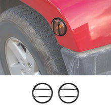 For Jeep Wrangler JK 2007-2018 Wheel Eyebrow Light Lamp Trim Guards RT-TCZ