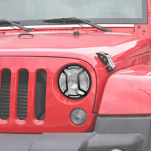 For Jeep Wrangler JK/JKU 2007-2018 Rugged Ridge Elite Black Head Light Guard RT-TCZ