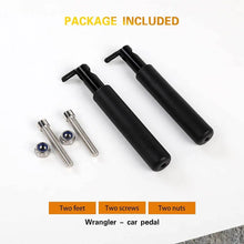 For Jeep Wrangler JK JKU JL JLU JT TJ Foot Pegs Rests Pedal Foot Rest Kick Panel Made of Solid Steel 1 Pair RT-TCZ