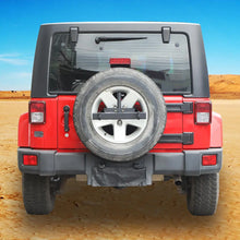 For Jeep Wrangler JK JKU Multi-function Spare Tire Flag Pole License Plate holder Mount RT-TCZ