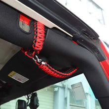 For Jeep Wrangler JK JL & Gladiator JT Front Door Top Roll Bar Paracord Grab Handles Grip Handle RT-TCZ