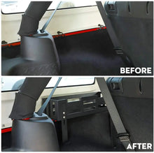 For Jeep Wrangler JK & JL Rear Cargo Side Basket Rack Solid Metal Luggage Storage Carrier RT-TCZ