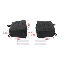 For Jeep Wrangler JLU 4Door 2024+ Black Interior Side Storage Bag Rear Trunk Organizer RT-TCZ