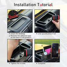 For Jeep Wrangler TJ 1997-2006 Phone Holder Mount, Center Console Dash Tray Dashboard Storage Box Organizer RT-TCZ