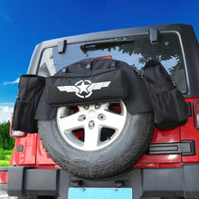 For Jeep Wrangler TJ JK JL 4PCS Spare Tire Storage Bag Cargo Organizer Bag Kit RT-TCZ