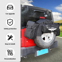For Jeep Wrangler TJ JK JL 4PCS Spare Tire Storage Bag Cargo Organizer Bag Kit RT-TCZ