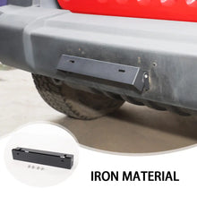For Jeep Wrangler TJ JK JL & Gladiator JT Iron License Plate Conversion Frame RT-TCZ
