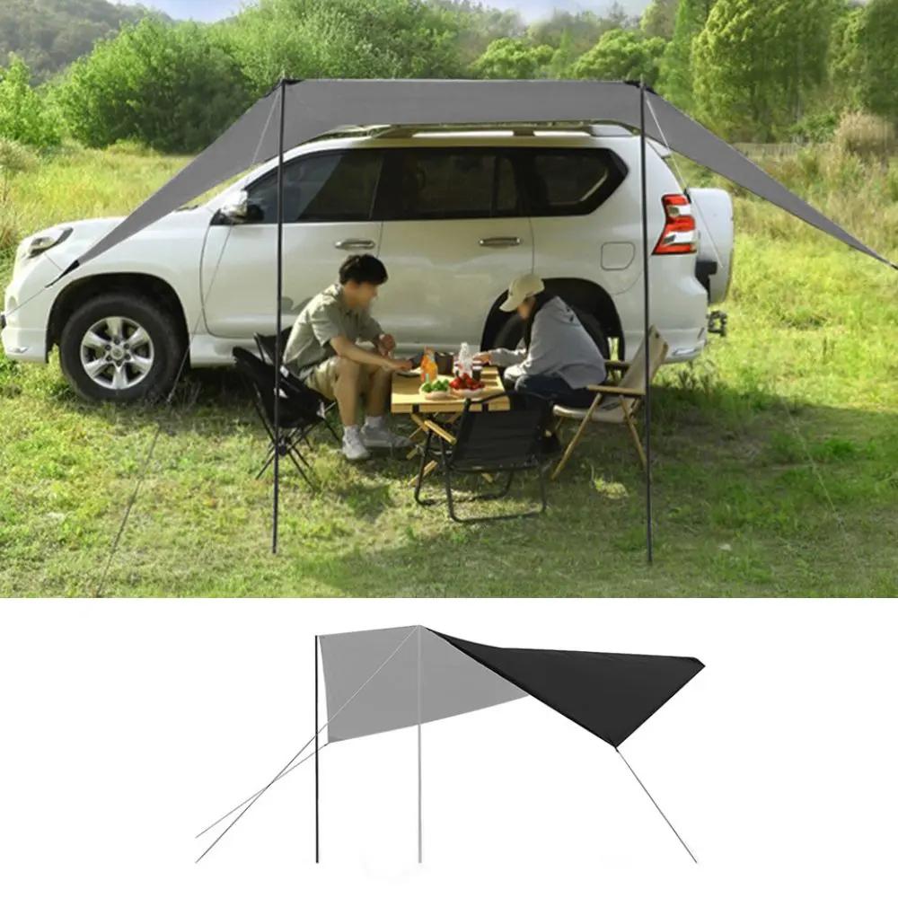 suv tarp For Universal Car Awning Camping SUV Sun Shelter Waterproof Universal Tent Canopy Anti-Uv