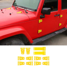 For Jeep Wrangler JK 2007-2017 34 x Car Door/Hood/Spare Tire Hinge Set 4Dr RT-TCZ