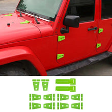 For Jeep Wrangler JK 2007-2017 34 x Car Door/Hood/Spare Tire Hinge Set 4Dr RT-TCZ