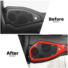 For 2024+ Jeep Wrangler JL & Gladiator JT A-Pillar & Top Roof mount Speaker Decor Ring Trim RT-TCZ