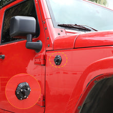 For 2007-2023 Jeep Wrangler JK JL & Gladiator JT 2pc Antenna Base Cover Replacement Trim Black RT-TCZ
