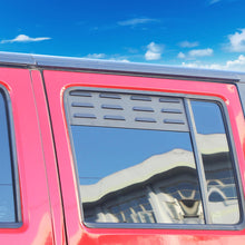 For 2007-2017 Jeep Wrangler JK Black Rear Door Window Louver Air Vent Panel Trim RT-TCZ