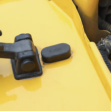 For 1997-2006 Jeep Wrangler TJ 2×Black Engine Hood Rubber Pad Cover RT-TCZ