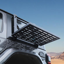For 2018+ Jeep Wrangler JLU Aluminum Alloy Rear Window Glass Armor & Foldable Table Rack RT-TCZ