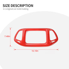 For 2017-2020 Jeep Compass 3.5" Screen GPS Navigation Center Control Panel Cover