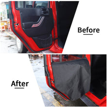 For 07+ Jeep Wrangler JK JL JT /14+ Cherokee /16+Renegade/11-20 Grand Cherokee/17+ Compass Pet Dog Scuff Cover Mat Car Door Guard Catch Catcher RT-TCZ