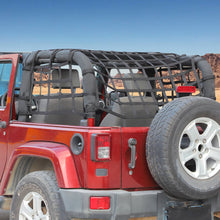 For 2007-2017 Jeep Wrangler JK Roof & Side Cargo Luggage Rack Net 2Door RT-TCZ