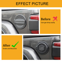 For 2018+ Jeep Wrangler JL Fuel Tank Gas Cap Cover Trim Black American Flag RT-TCZ