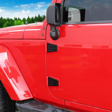 For 2007-2017 Jeep Wrangler JK 2 Door Hinge Cover Trim Upgrade Black RT-TCZ