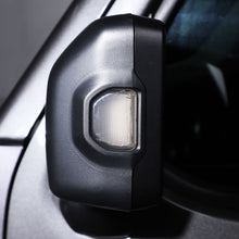 For 2018+ Jeep Wrangler JL Exterior Side Door Rearview Mirror Turn Signal Light Cover, Smoked Black RT-TCZ