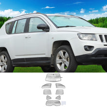 For 2007-2016 Jeep Compass 4-Door Windshield Sunshade Side Window Sunscreen Heat Insulation Sun Visor 8PCS RT-TCZ