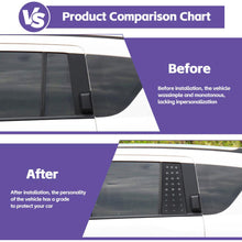For 2007-2016 Jeep Compass Black Rear Small Window Glass Plate Panel Cover RT-TCZ