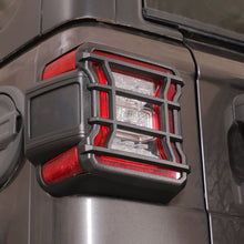 For 2018+ Jeep Wrangler JL Rear Tail Light Lamp Guard Cover Trim Black RT-TCZ