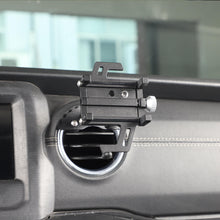 For 2018+ Jeep Wrangler JL/JT Aluminum Air Conditioning Tuyere Mobile Phone Holder Black RT-TCZ